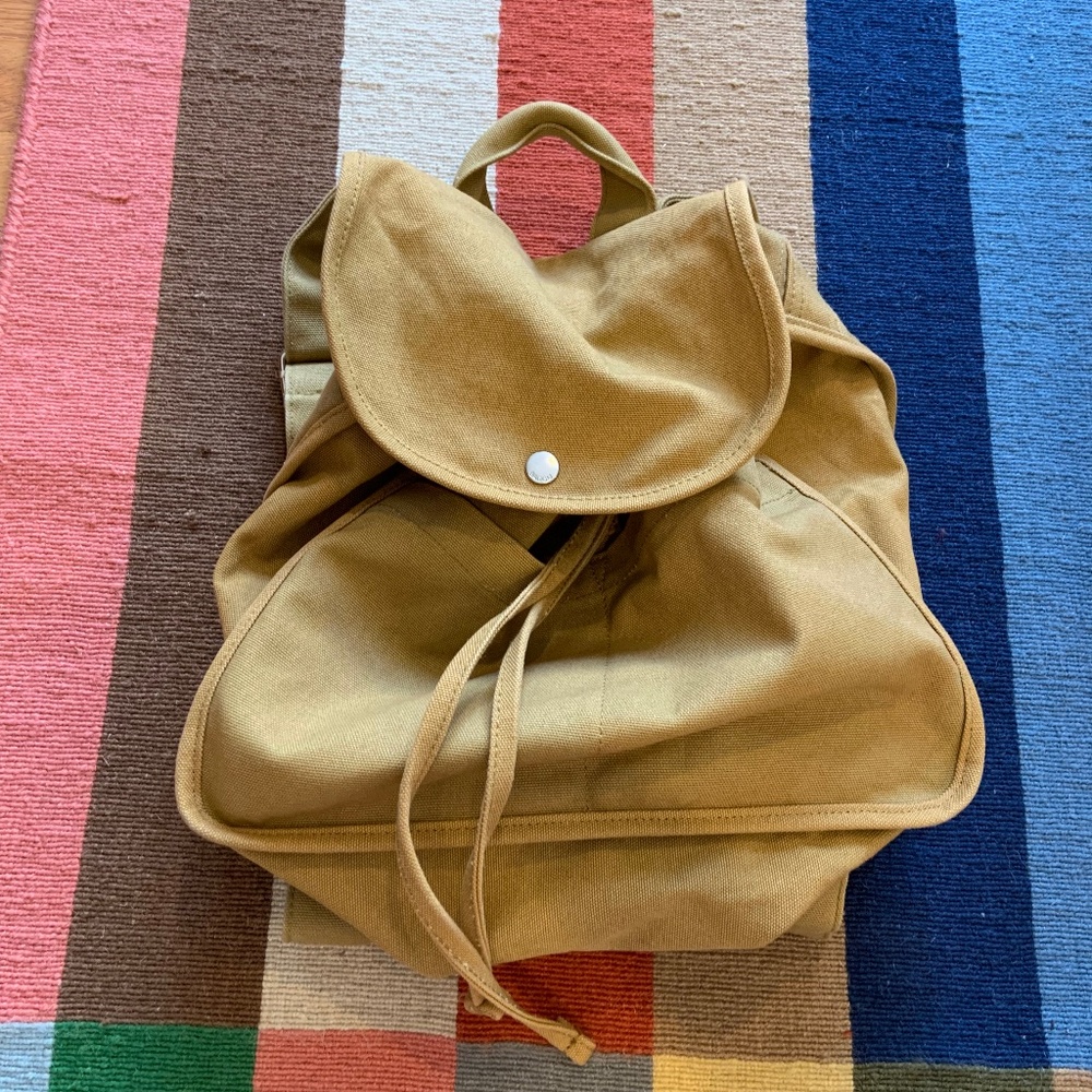 Baggu canvas drawstring backpack